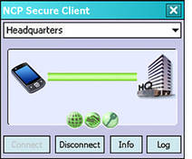 NCP Secure Enterprise Windows Mobile Client (CE)